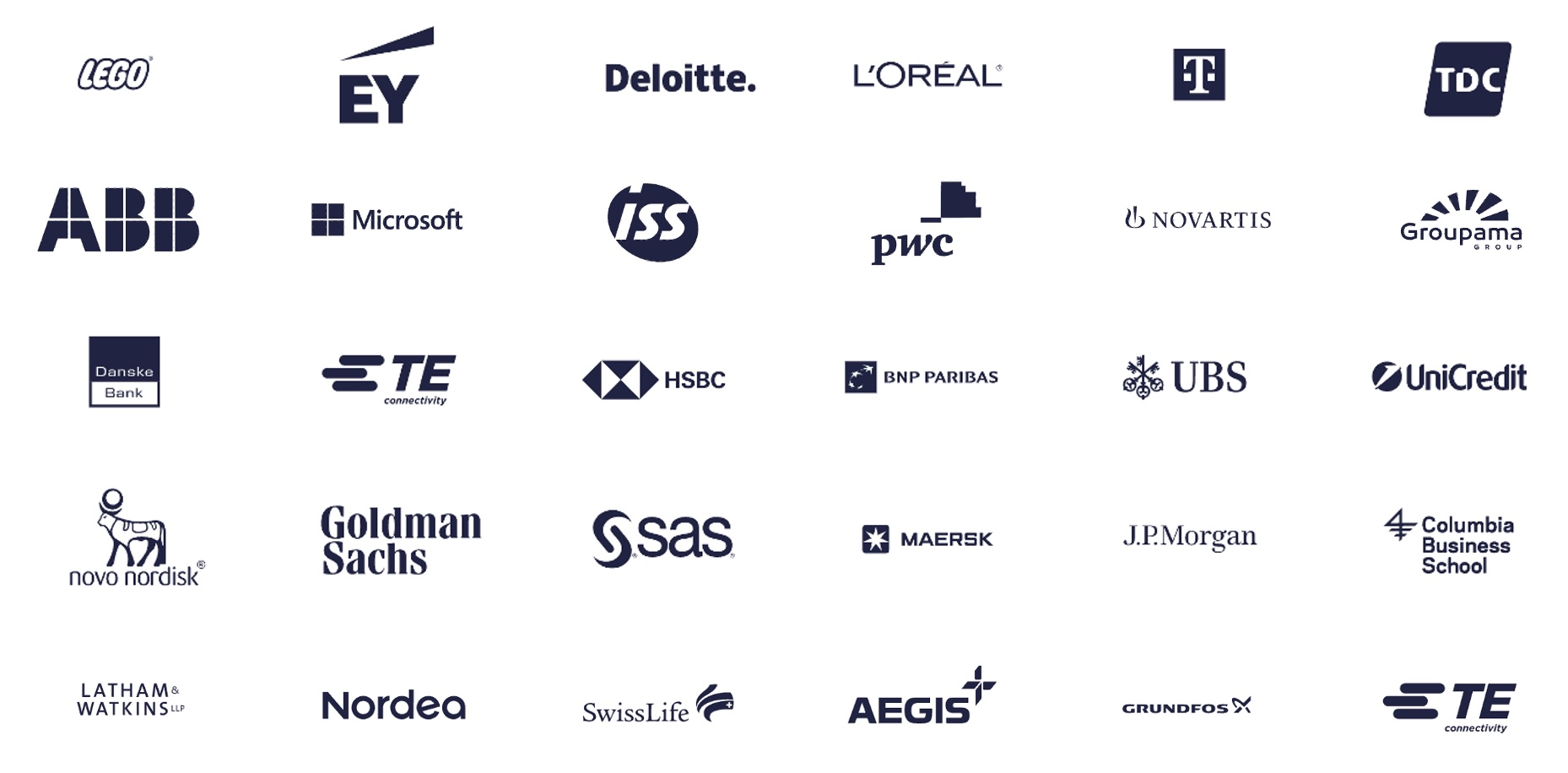 Our clients including LEGO, EY, Deloitte, L'ORÉAL, Microsoft, Goldman Sachs, and many other leading organizations